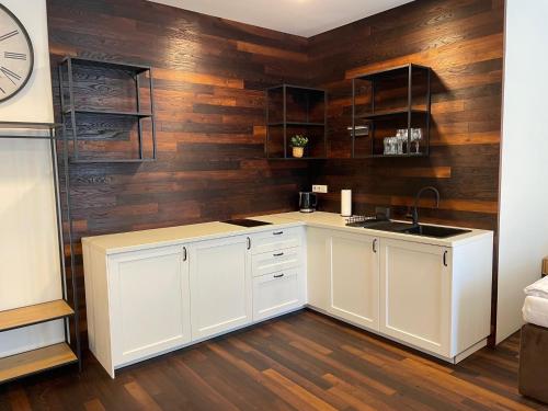 ห้องครัว, Apartmány Hrázní (Apartmany Hrazni) in คนินิชคี