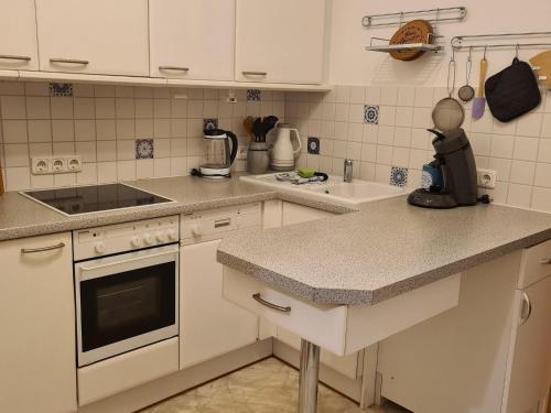 köök, Krusenhagen Apartment with Garden in Gross Stromkendorf
