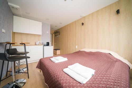 廚房, Vilnius Tiny apartments in 澤姆納爾長者