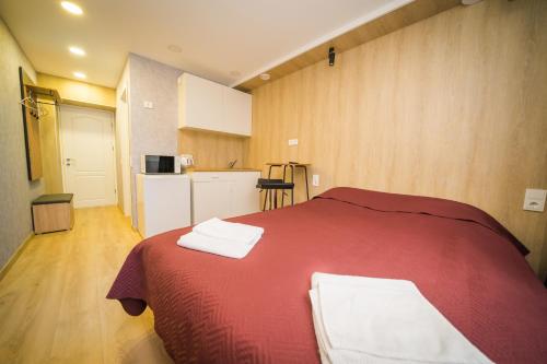 廚房, Vilnius Tiny apartments in 澤姆納爾長者