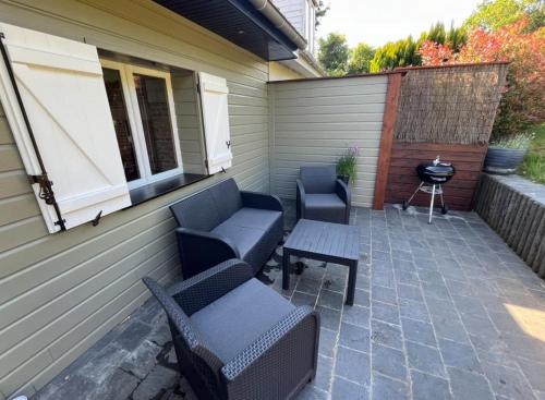 Erkély/terasz, Maison de campagne in Hesdin