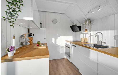 Kitchen, Holiday Home Regnfangvej Xii in Vaeggerlose