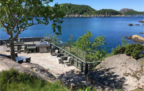 A szálláshely kívülről, Stunning Home In Farsund With Wifi in Farsund
