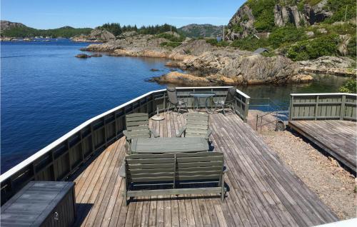 A szálláshely kívülről, Stunning Home In Farsund With Wifi in Farsund