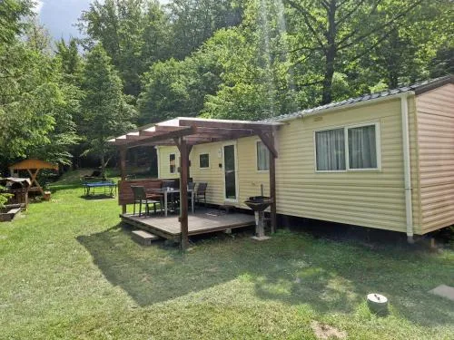 Ferienhaus direkt am See Mobilheim am Schönsee in Urnshausen, Deutschland