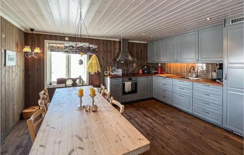 Dapur, Amazing Home In Sjusjøen With Sauna in Sjusjoen