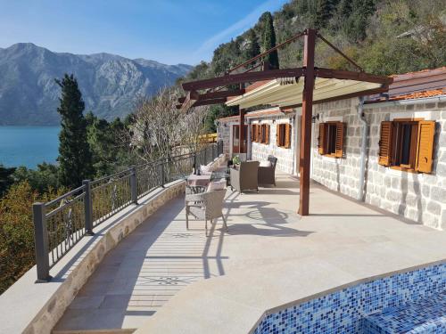 Step to Kotor bay Perast in Perast