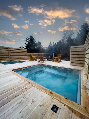 Szauna, ÈST Éco-cabines (EST Eco-cabines) in Nouvelle (QC)