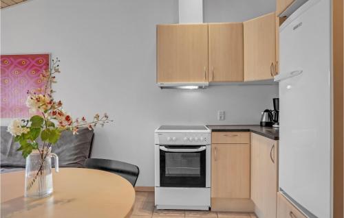 Kitchen, Beautiful Home In Pandrup With Wifi in Pandrup
