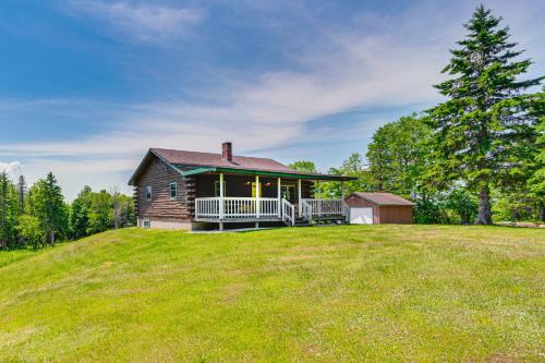 Rustic Cabin in West Danville with Deck and Fire Pit!