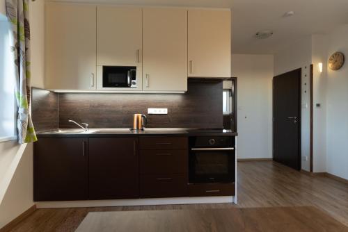 Konyha, Apartmány Kohoutek a Slepička v Novohradských horách (Apartmany Kohoutek a Slepicka v Novohradskych horach) in Nove Hrady