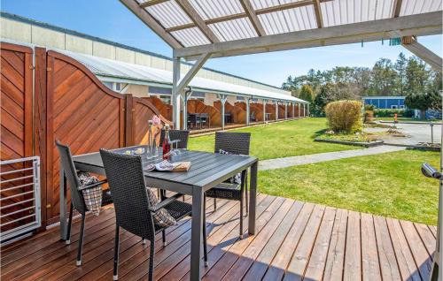 Balcony/terrace, Cozy Apartment In Nexø With Kitchen in Snogebaek