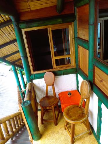 Balcony/terrace, Hostal Yemaya Mompiche in Mompiche