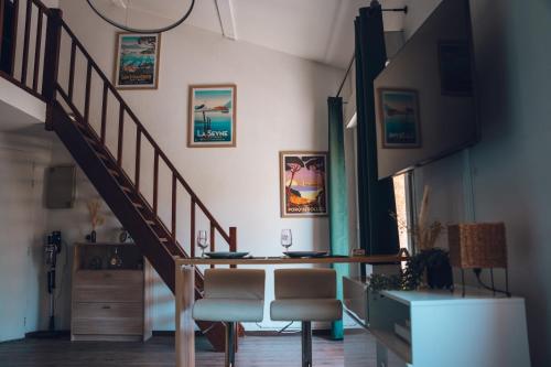 Duplex de lumière vue sur la mer