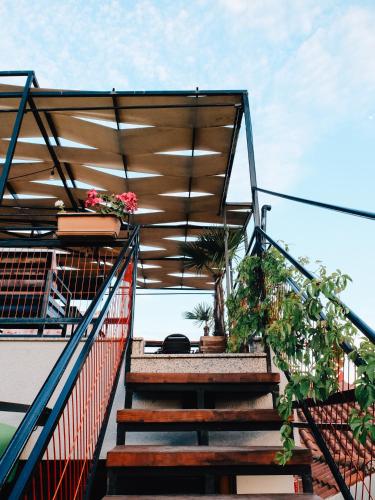 Балкон/тераса, Scodrinon Hostel in Шкодра