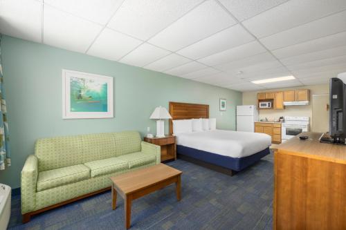 1 king bed, 1 sofa bed