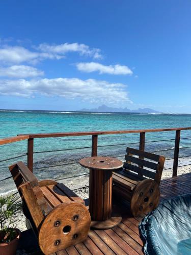 Utsikt, Studio Tahatai Paea in Paea