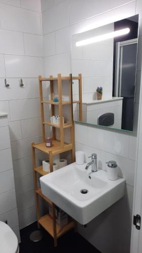 Badeværelse, Apartamento playa Rías Baixas (Apartamento playa Rias Baixas) in Ribeira
