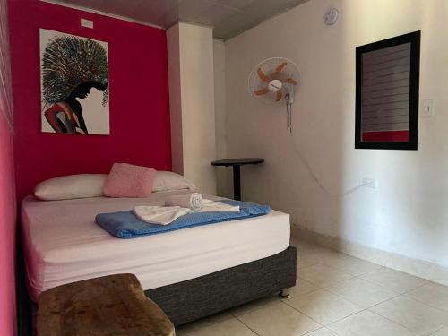 1 double bed