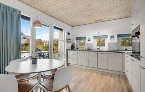 Kitchen, Amazing Home In Ebeltoft With Sauna in Vibaek Strand