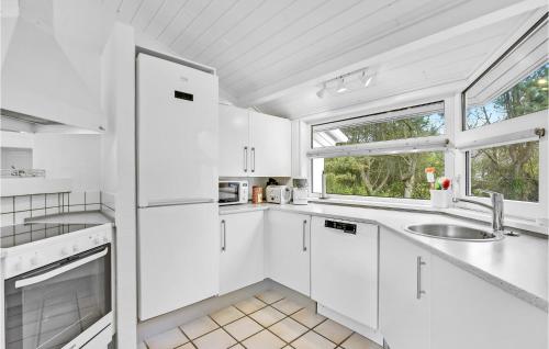 kuhinja, Holiday Home Tane Hedevej Blavand in Vejers Strand
