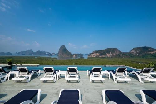 View, Beyond Skywalk Nangshi  in Phang Nga