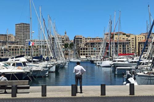 duplex élégant, dynamique à 100 mètres du vieux port, Marsylia (zdjęcie 10)