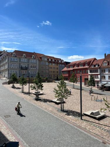 餐廳, CozyHome Hauptmarkt Apartments in 哥達市中心