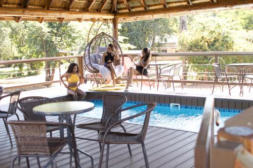 Swimming pool, Falcon Lodge ET in Bela Bela