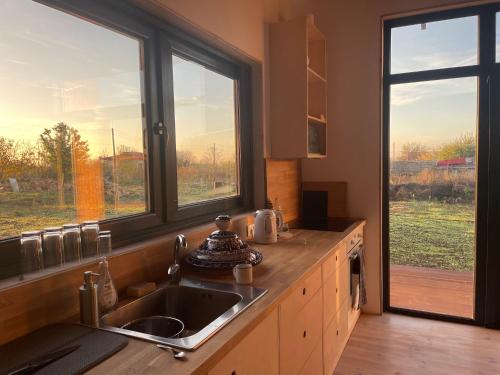 virtuve, Villa Les Terrasses in Krapets