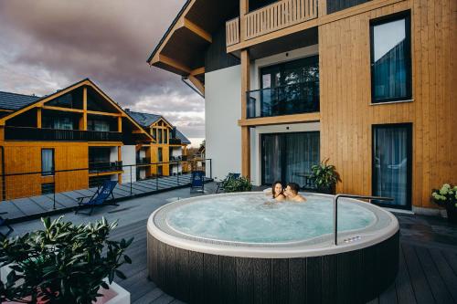 Hot tub, Rezydencja AQUA by GRANO in Szklarska Poreba