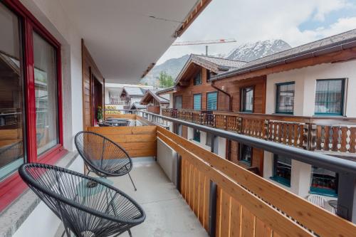 View, Charmant studio au centre de Saas-Fee in Saas-Fee