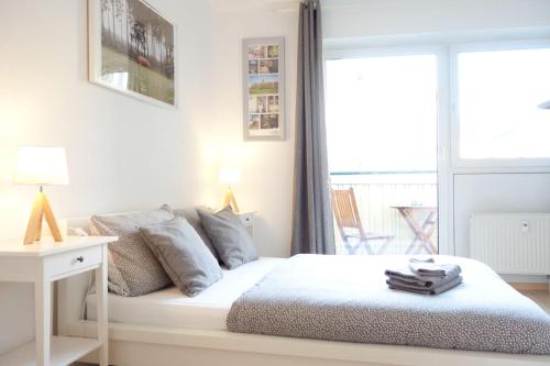 Studio in Dresden Neustadt balcony and parking, Dresden