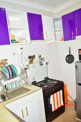 Angie's staycation 1br apt Milimani- Fast internet, secure parking, Free netflix in Kisumu