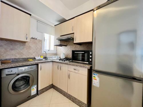 مطبخ, Blue Pearl Apartment in الرأس الأسود