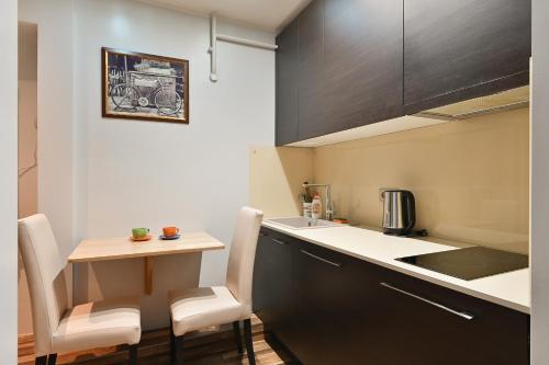 Létesítmények, Modern Studio-apartment in the centre in Grinzinkalns (történelmi dolgozók negyede)