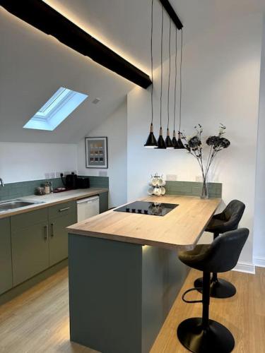廚房, Penny Red apartment in Kington in 金斯頓