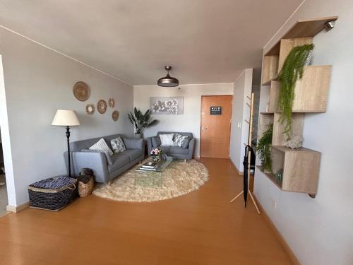 Two-Bedroom Apartment room in Moderno apartamento totalmente equipado