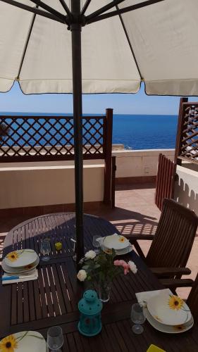 Rõdu/terrass, Casa vacanze con terrazza panoramica vista mare in Portu Maga