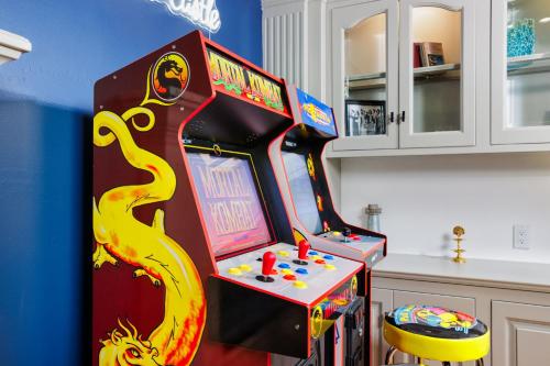 The Castle with 2 Hot Tubs Speakeasy and Arcade Games in La Mesa, USA