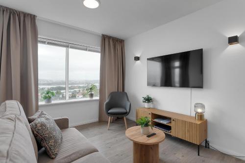 Lovely 1 Bedroom Apartment - Perfect Panorama View in Laugardalur