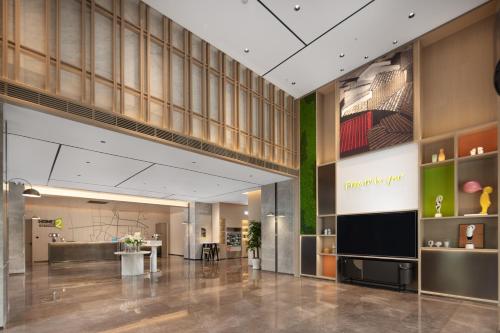 avla, Hilton Home2 Suites by Hilton Qianjiang New City Hangzhou in Okraj Jiang Gan – Vzh. žel. postaja Hangzhou