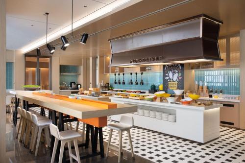 restavracija, Hilton Home2 Suites by Hilton Qianjiang New City Hangzhou in Okraj Jiang Gan – Vzh. žel. postaja Hangzhou
