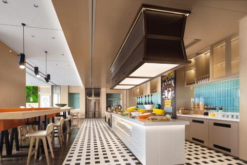 restavracija, Hilton Home2 Suites by Hilton Qianjiang New City Hangzhou in Okraj Jiang Gan – Vzh. žel. postaja Hangzhou