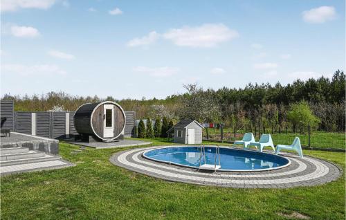 泳池, Amazing Home In Gniewino With Sauna in 格尼維諾