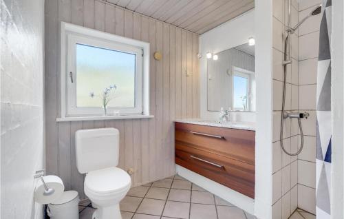 Bathroom, Pet Friendly Home In Hvide Sande With Sauna in Hvide Sande