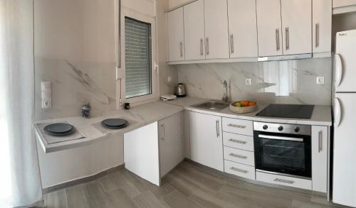 Kitchen, Loft rooms in Kanalaki