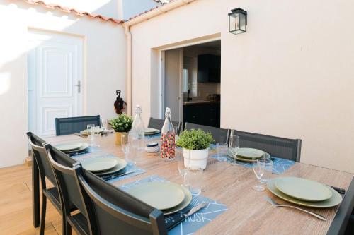 Maison joliment décorée quartier Gare Les Sables - 8 personnes gîte à louer Les Sables-d'Olonne