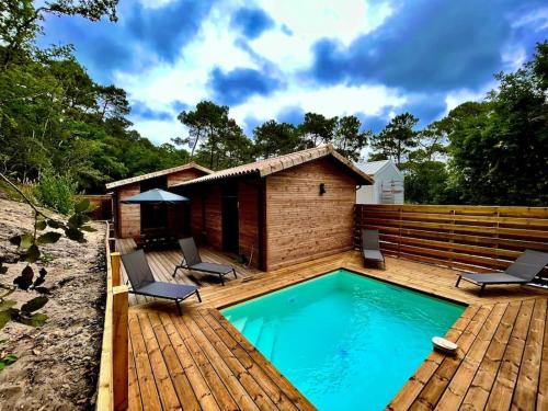 Villas climatisées avec piscine et SPA proche du lac