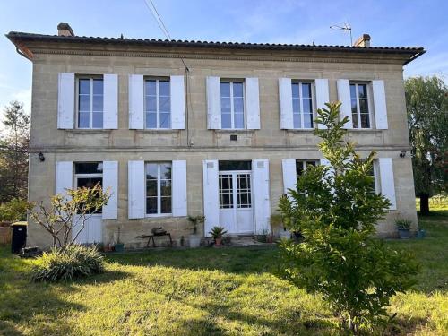 Maison girondine près de saint emilion gîte à louer Civrac-sur-Dordogne